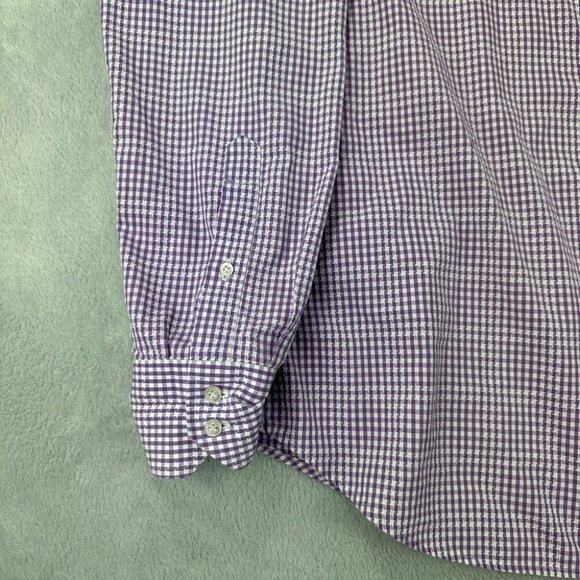 Robert Graham Long Sleeve Squared Pattern Dress Up Men’s Size 44 (XL) - Picture 2 of 13